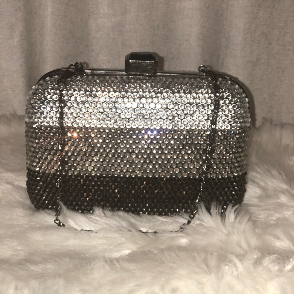 BEBE Sparkly Evening Clutch